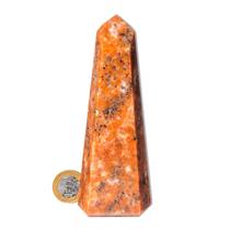 01 Ponta Calcita Laranja Pedra Natural 15 a 16 cm Tipo A 01 Ponta Calcita Laranja Pedra Natural 15 a 16 cm Tipo A
