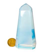 01 Ponta Pedra Opalina Lapidado 9 a 10cm Média 140g Tipo A 01 Ponta Pedra Opalina Lapidado 9 a 10cm Média 140g Tipo A