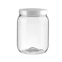 01 Pote Plástico Bandeirante Cristal Mantimento 1 Litro