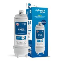 01 Refil Planeta Água CP500 Rótulo Azul Bico Grosso para o Purificador Master Frio 1080