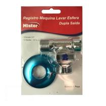01 Registro Esfera Mister para Máquina de Lavar com 2 Saídas 100612