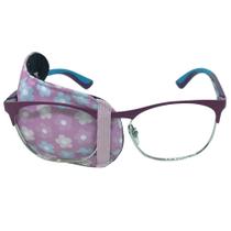 01 Tapão Infantil Monocular Anatômico de Tecido Para Tratamento Estrabismo Ambliopia Olho Preguiçoso