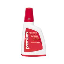 01 Tinta vermelha para Carimbo 30ml Premium, alta pigmentação, almofadas