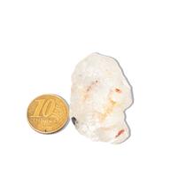 01 Topázio Branco Pedra Bruto Natural 25 a 50g Média 50mm 01 Topázio Branco Pedra Bruto Natural 25 a 50g Média 50mm