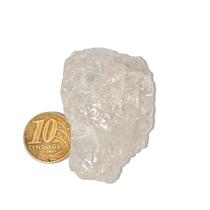 01 Topázio Branco Pedra Bruto Natural 75 a 100g Média 60mm 01 Topázio Branco Pedra Bruto Natural 75 a 100g Média 60mm