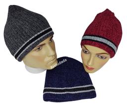 01 Touca Gorro Unissex Peluciada Interna Estilosa Veludo Cor Sortida