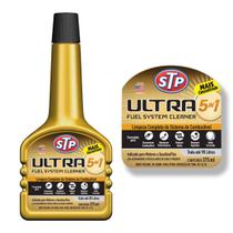 01 Tratamento e Aditivo para Limpeza Completa do Sistema de Combustivel ULTRA 5 IN 1 375ml STP
