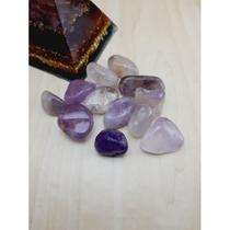 01 und Cristal pedra natural variados