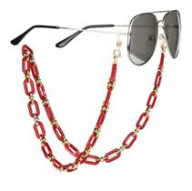 01 Unidade de Corrente Cordão de Óculos de Grau ou Sol Correntinha Acrílico Óculos Moda Mulher - CORES 01 Unidade de Corrente Cordão de Óculos de Grau ou Sol Correntinha Acrílico Óculos Moda Mulher - CORES