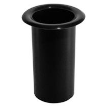 01 unidade duto 2” polegadas preto para acabamento de caixa de som - force one