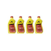 010201019 Óleo Náutico Menzoil TCW3 2T Premium Todos Motores Kit Com 4 Litros