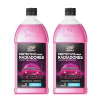 02 Aditivos Orbi Rosa Liquido do Sistema de Arrefecimento Pronto para Uso