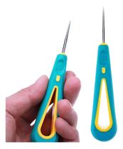 02 Agulhas Agulhão Manual Costura Couro Sovela Sapataria.