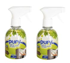 02 Air Pury Limpeza E Higienização Geladeira E Freezer 250Ml