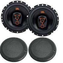 02 Alto Falantes 6 Triaxial 6trms80 + 02 Proteção 6 Preta