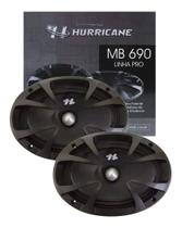 02 Alto Falantes Hurricane Woofer 6x9 4 Ohms Mb690 460w Rms