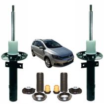 02 Amortecedor Dianteiro + Kit Batente Volkswagen Spacefox 2004 A 2017 Nakata