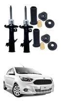 02 Amortecedores 02 Kits Ford Ka Dianteiro 2014 2015 2016