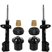02 Amortecedores Direita+Esquerda Dianteiro Kayaba Chevrolet Agile 2009 A 2016+Kit Batente