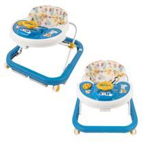 02 Andadores De Bebê Infantil Musical Sonoro Azul - Styll Baby