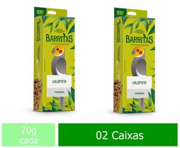02 Caixas Bastão de Sementes Barritas Calopsita Zootekna 70g