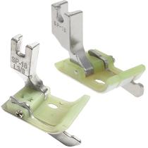 02 Calcador Guia Direito Esquerdo Pesponto 10mm Reta Teflon