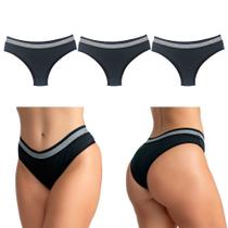 02 Calcinhas Conforto Cós Alto Manu 896 02 Calcinhas Conforto Cós Alto Manu 896