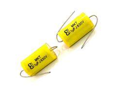 02 Capacitor Poliéster 1uf 630V MKT Amplificador Valvulado