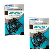 02 Cartela de Anzol MUTSU Blacknickel Marine Sports - n1/0