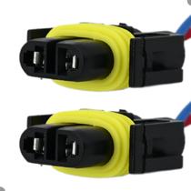 02 Chicote Soquete Conector Plug Fio H8 H9 H11