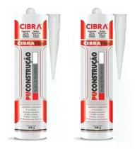 02 Cola Cibra Selante Poliuretanopu Construção 400G Branco 02 Cola Cibra Selante Poliuretanopu Construção 400G Branco