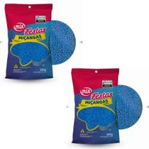 02 Confeito Miçanga Confeitaria Brigadeiro Várias Cores Kit