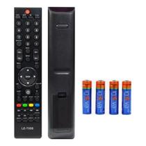 02 Controle Remoto Para tv Philco Le-7056 Rbr-7085 Lcd led