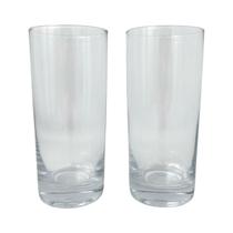 02 Copos Vidro 465ml Long Drink Suco Água Vital Fracalanza