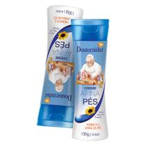 02 Creme Sos Afina Pés Com Ureia E Óleo Girassol Doutorzinho
