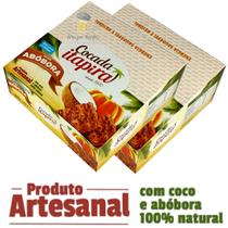 02 (duas) Caixa De Doce De Abóbora Com Coco Sem Açúcar