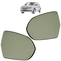 02 Espelho Do Retrovisor Com Base GM Agile 2010 Até 2015 Original