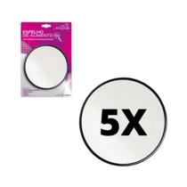 02 ESPELHO REDONDO DE AUMENTO 5X 8,5cm + 14CM MAQUIAGEM PAREDE 02 ESPELHO REDONDO DE AUMENTO 5X 8,5cm + 14CM MAQUIAGEM PAREDE