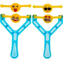 02 Estilingues Bodoque Lancador Baladeira Smiles Emoji Refil