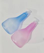 02 Frascos 500ml Plástico Pet Para Álcool Gel/saboneteira - GG PLASTIC