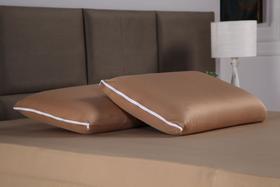 02 Fronhas Avulsas Com Ziper Malha Gel 100% Poliéster