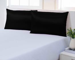 02 Fronhas De Cetim Anti Frizz 70cm X 50cm Par Duas Unidades