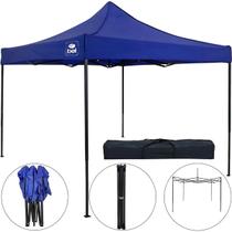 02 Gazebo Pagoda 3m X 3m Quadrada Cor Azul Original 200mm