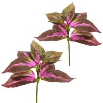 02 Hastes Perila Real X8 Artificial Decorativa 15x21cm