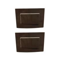 02 Interruptor Paralelo Moveis Mdf Margirius Marrom 10A 250V