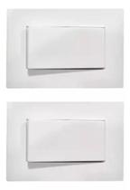 02 Interruptor Simples P/moveis Margirius Branco 10a 250v Nbr