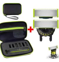 02 Laminas Refil 360 + Case P/ Philips Oneblade 02 Laminas Refil 360 + Case P/ Philips Oneblade