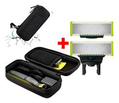 02 Lâminas Refil + Case Compac P/ Barbeador Oneblade Philips 02 Lâminas Refil + Case Compac P/ Barbeador Oneblade Philips