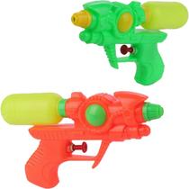 02 Lança Agua Arminha Arma Pistola Brinquedo Water Gun