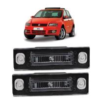 02 Lanterna De Placa Da Fiat Stilo 2002 2003 2004 2005 2006 2007 2008 2009 2010 2011